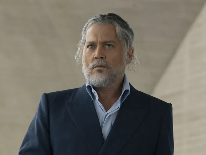 Johnny depp irreconocible pelo gris barba blanca